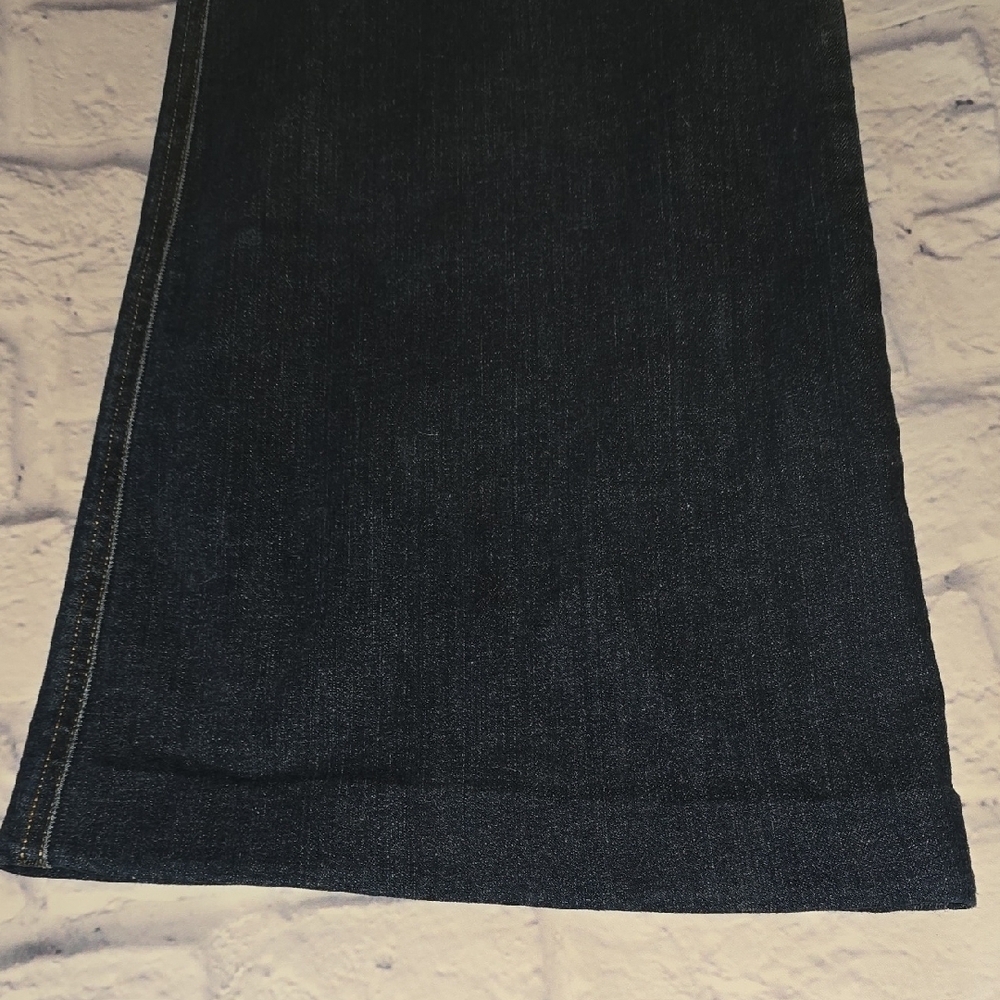 SPANX Dark Blue Flare Jeans 2X (22-24) **LIKE NEW** - Picture 8 of 11